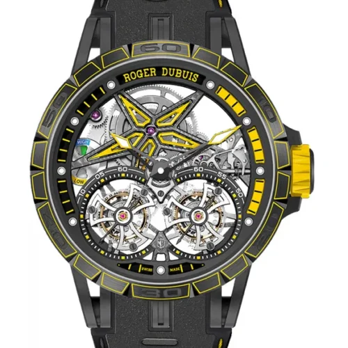 ROGER DUBUIS Excalibur Spider Pirelli Double Flying Tourbillon 47mm Titanium